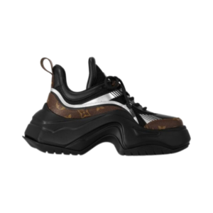 LV Trainer Sneaker – Eclipse (Monogram Eclipse & Monogram Reverse canvas) (Copy)