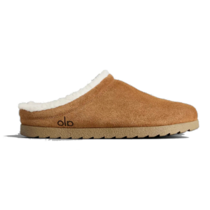 Alo Slipper Sherpa Recovery - Saddle/Ivory