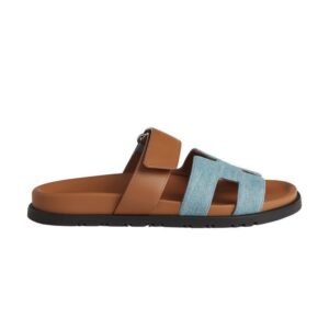 Hermes Chypre Sandal Bicolor/Denim