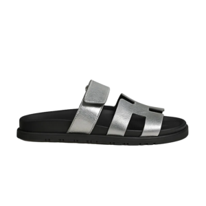 Hermès Chypre Sandals 'Gris Argenté'